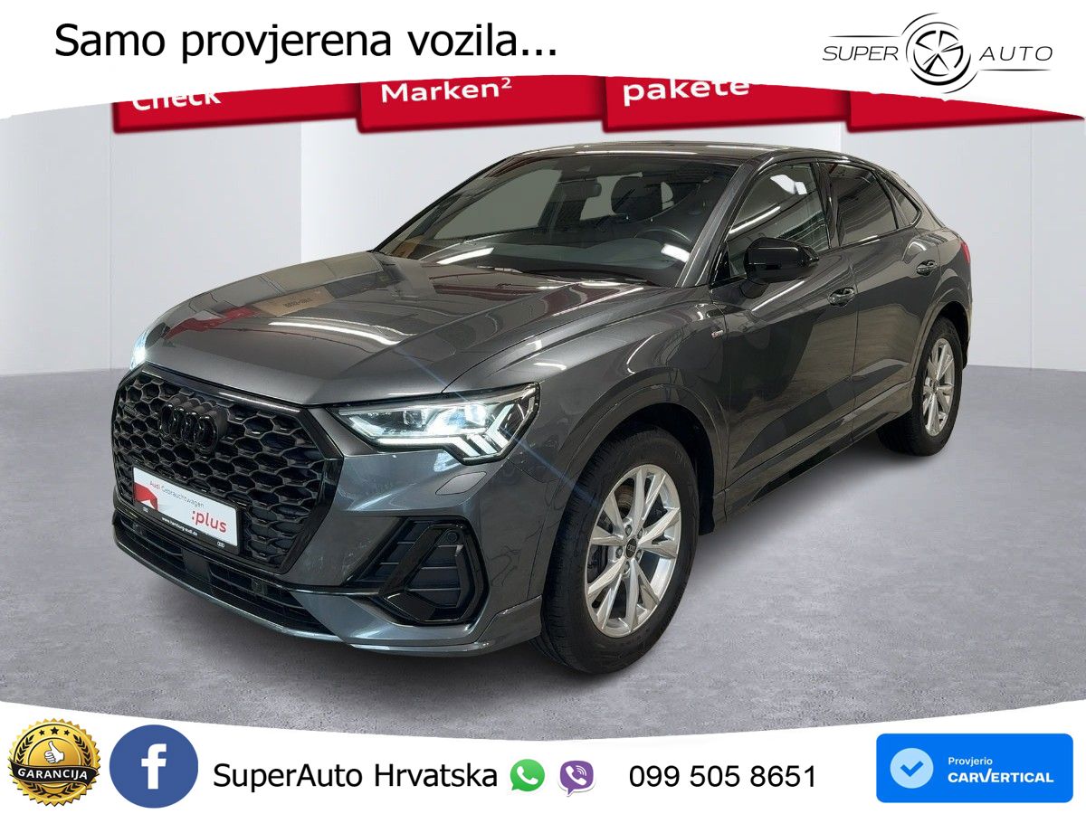 Audi Q3 Sportback 45 TFSI (245 KS) quattro S tronic S line MATRIX+GR SJED+KAM