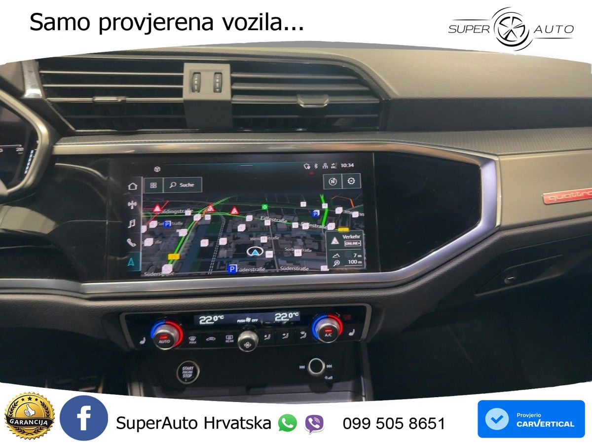 Audi Q3 Sportback 45 TFSI (245 KS) quattro S tronic S line MATRIX+GR SJED+KAM