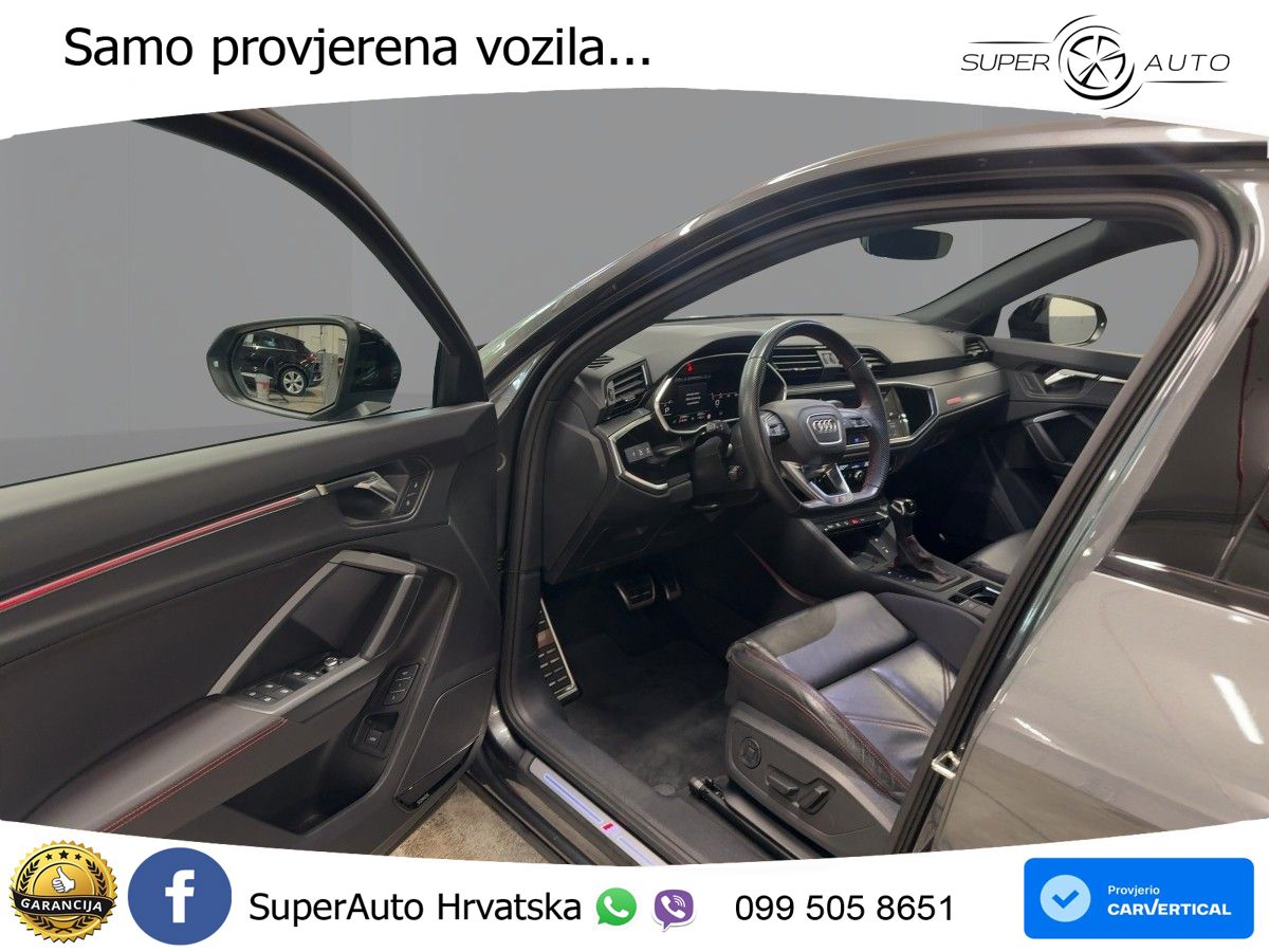 Audi Q3 Sportback 45 TFSI (245 KS) quattro S tronic S line MATRIX+GR SJED+KAM