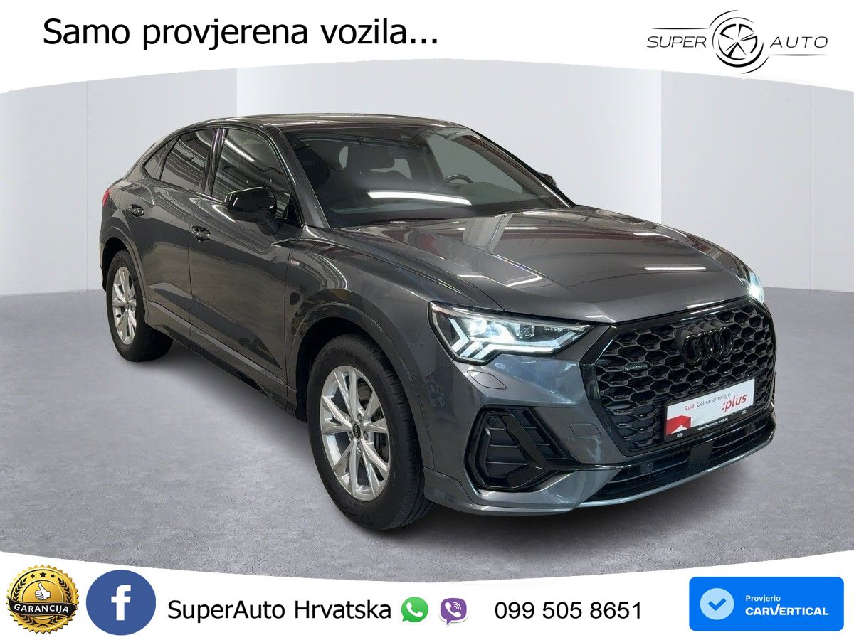 Audi Q3 Sportback 45 TFSI (245 KS) quattro S tronic S line MATRIX+GR SJED+KAM