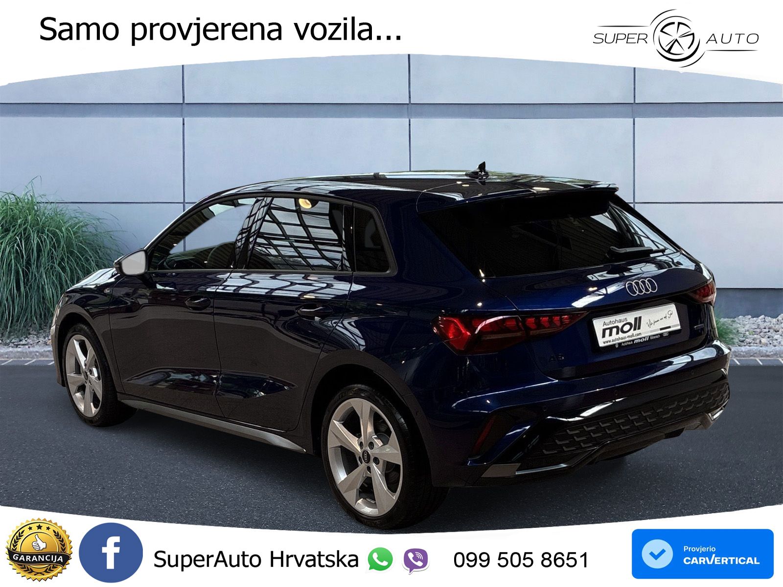 Audi A3 Sportback 40 TFSI (204 KS) quattro S tronic S line