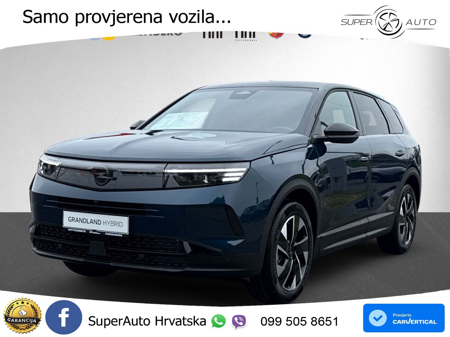 Opel Grandland 1.2 Turbo (145 KS) Hybrid eDCT GS LED+GR SJED+ACC