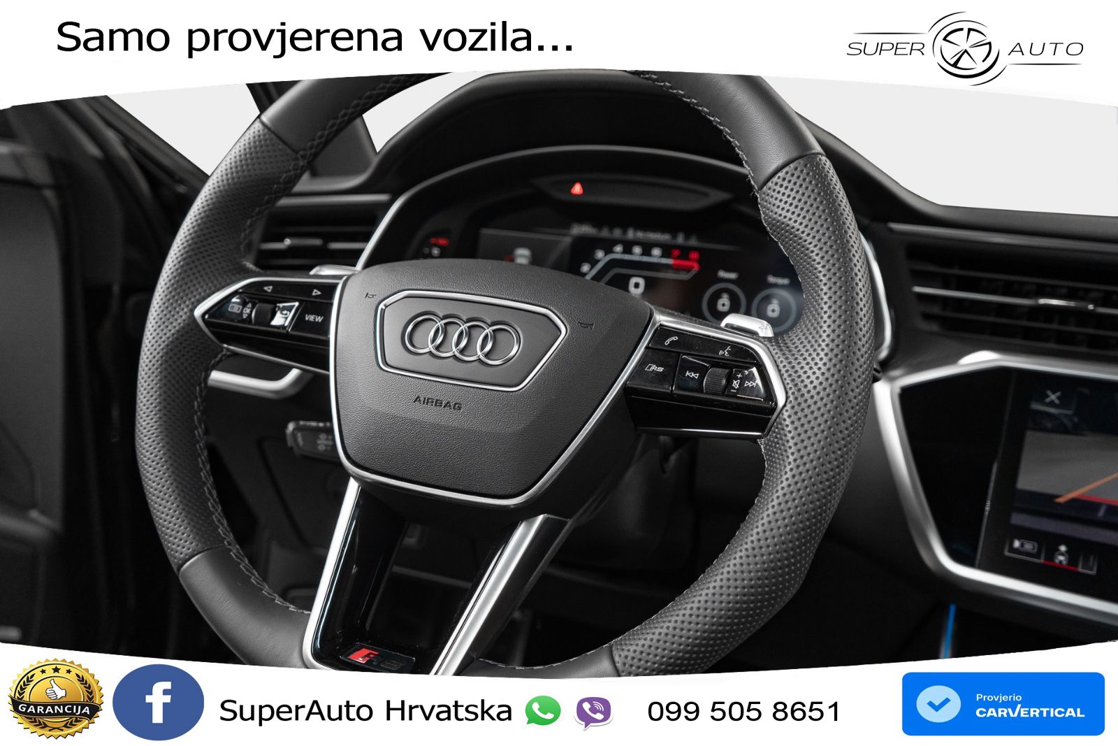 Audi RS6 Avant 4.0 TFSI V8 performance (630 KS)  quattro tiptronic ACC+GR SJED+360+PANO