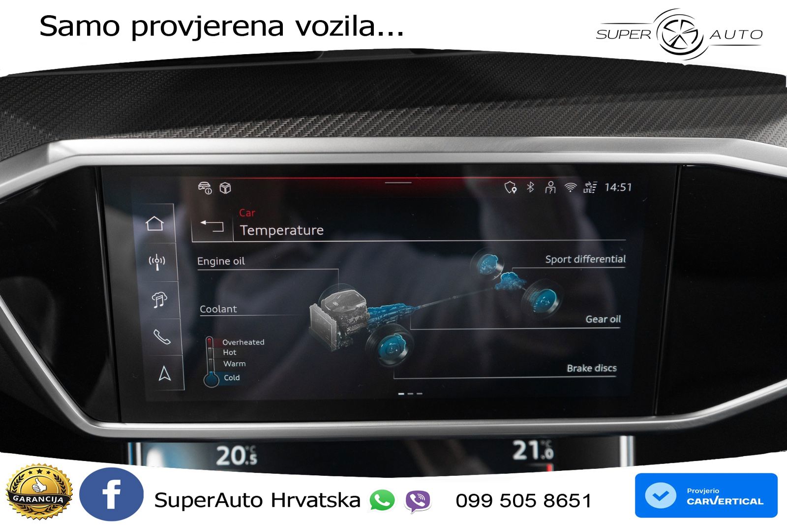 Audi RS6 Avant 4.0 TFSI V8 performance (630 KS)  quattro tiptronic ACC+GR SJED+360+PANO