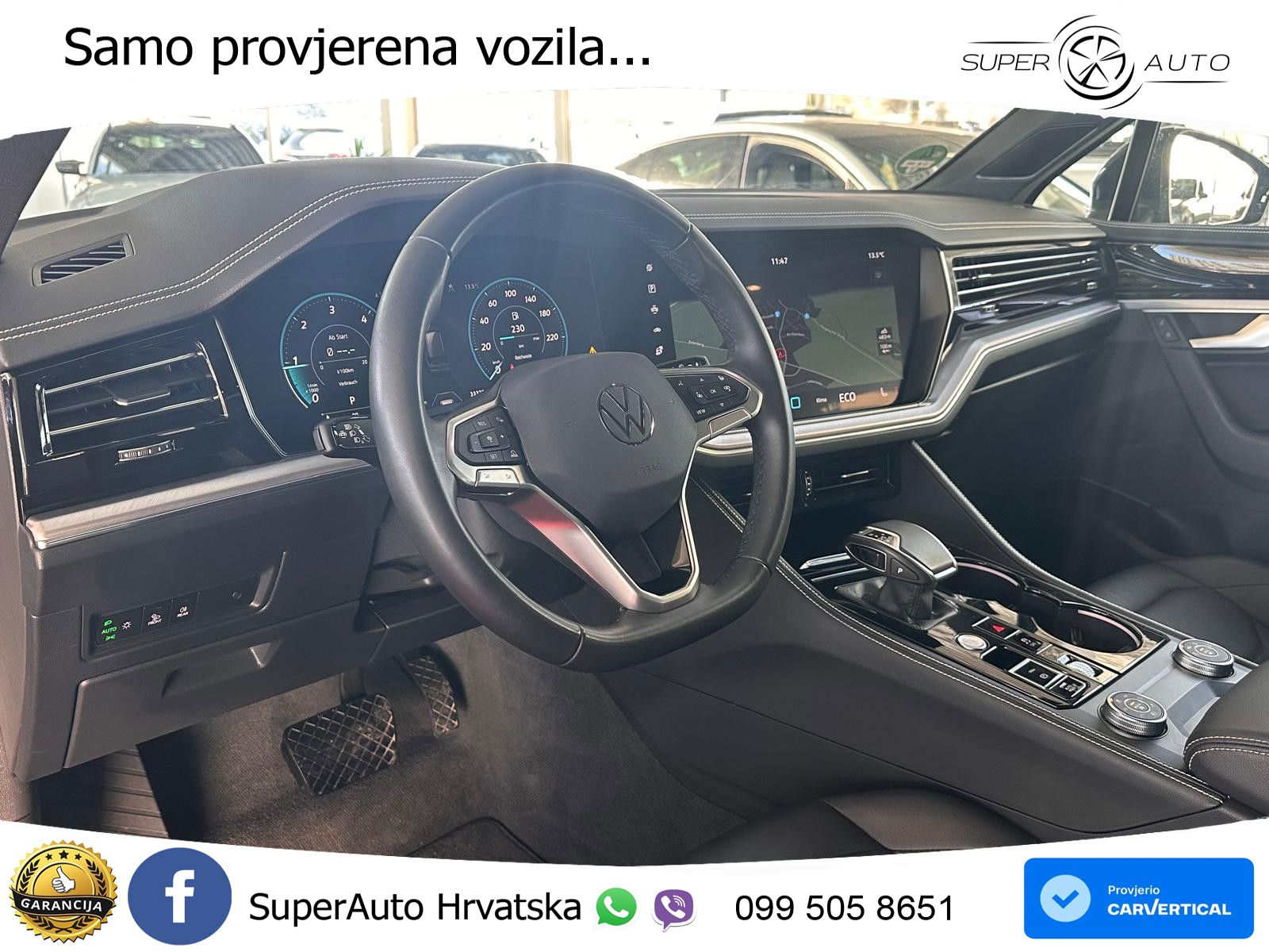 Volkswagen Touareg 3.0 V6 TDI (231 KS) 4MOTION Tiptronic ZRAČNI+ACC+GR SJED+KAM+PANO