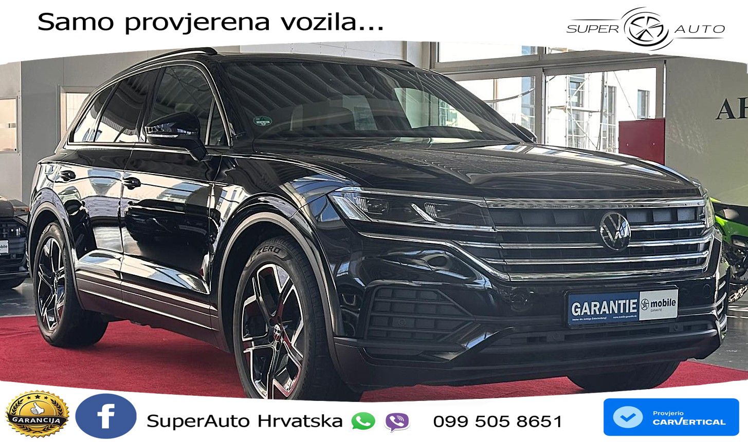 Volkswagen Touareg 3.0 V6 TDI (231 KS) 4MOTION Tiptronic ZRAČNI+ACC+GR SJED+KAM+PANO