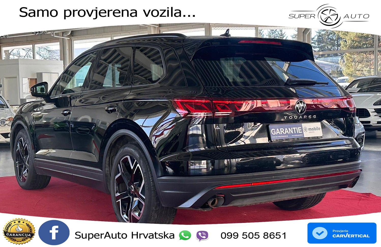 Volkswagen Touareg 3.0 V6 TDI (231 KS) 4MOTION Tiptronic ZRAČNI+ACC+GR SJED+KAM+PANO
