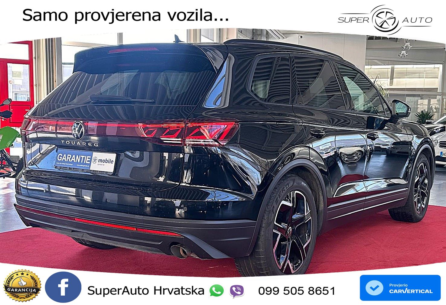 Volkswagen Touareg 3.0 V6 TDI (231 KS) 4MOTION Tiptronic ZRAČNI+ACC+GR SJED+KAM+PANO