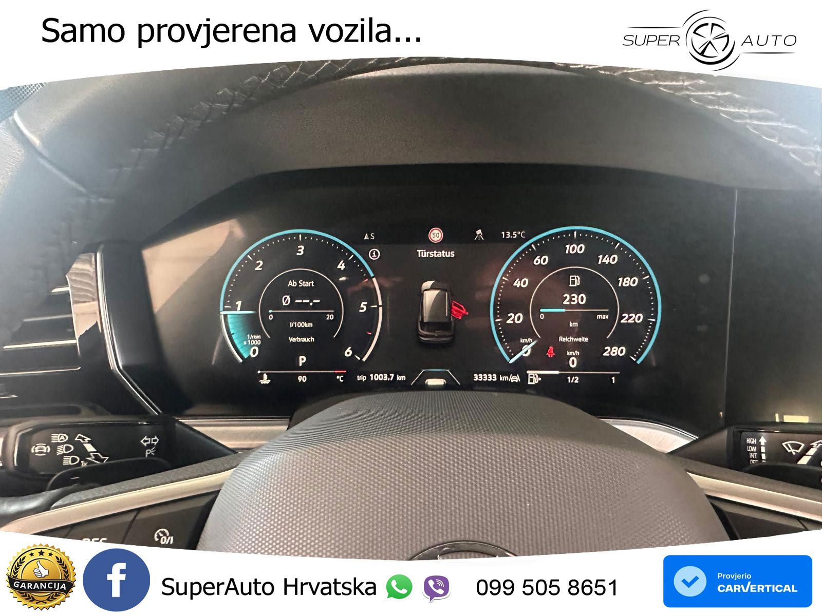 Volkswagen Touareg 3.0 V6 TDI (231 KS) 4MOTION Tiptronic ZRAČNI+ACC+GR SJED+KAM+PANO