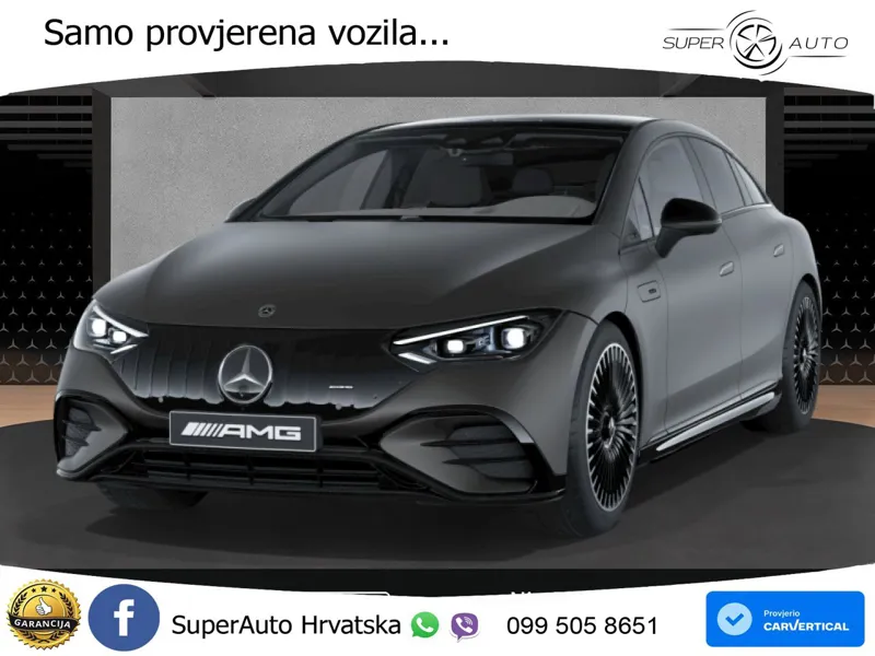Mercedes EQE AMG 53 100 kWh (625 KS) 4MATIC+ ZRAČNI+ACC+GR SJED+KAM+PANO