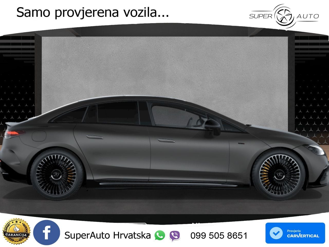 Mercedes EQE AMG 53 100 kWh (625 KS) 4MATIC+ ZRAČNI+ACC+GR SJED+KAM+PANO