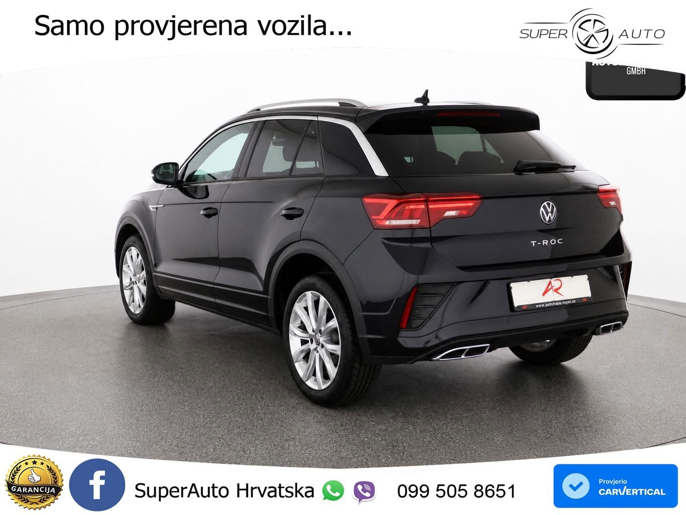 Volkswagen T-Roc 1.5 TSI (150 KS) DSG R-Line LED+GR SJED+ACC