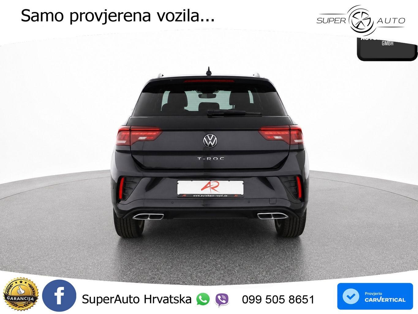 Volkswagen T-Roc 1.5 TSI (150 KS) DSG R-Line LED+GR SJED+ACC