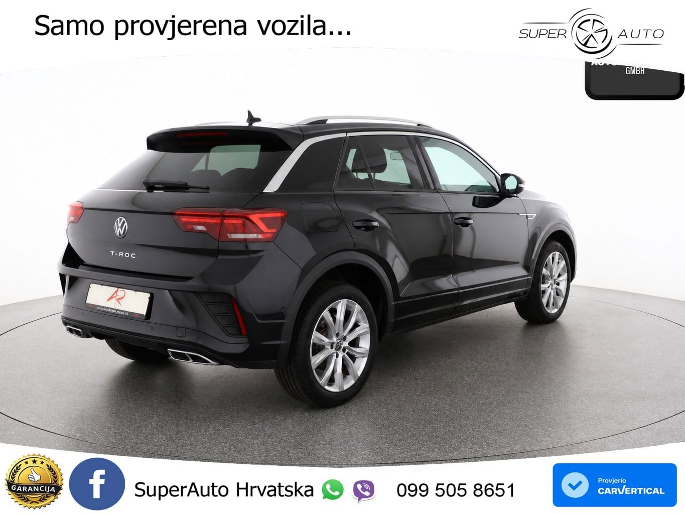 Volkswagen T-Roc 1.5 TSI (150 KS) DSG R-Line LED+GR SJED+ACC