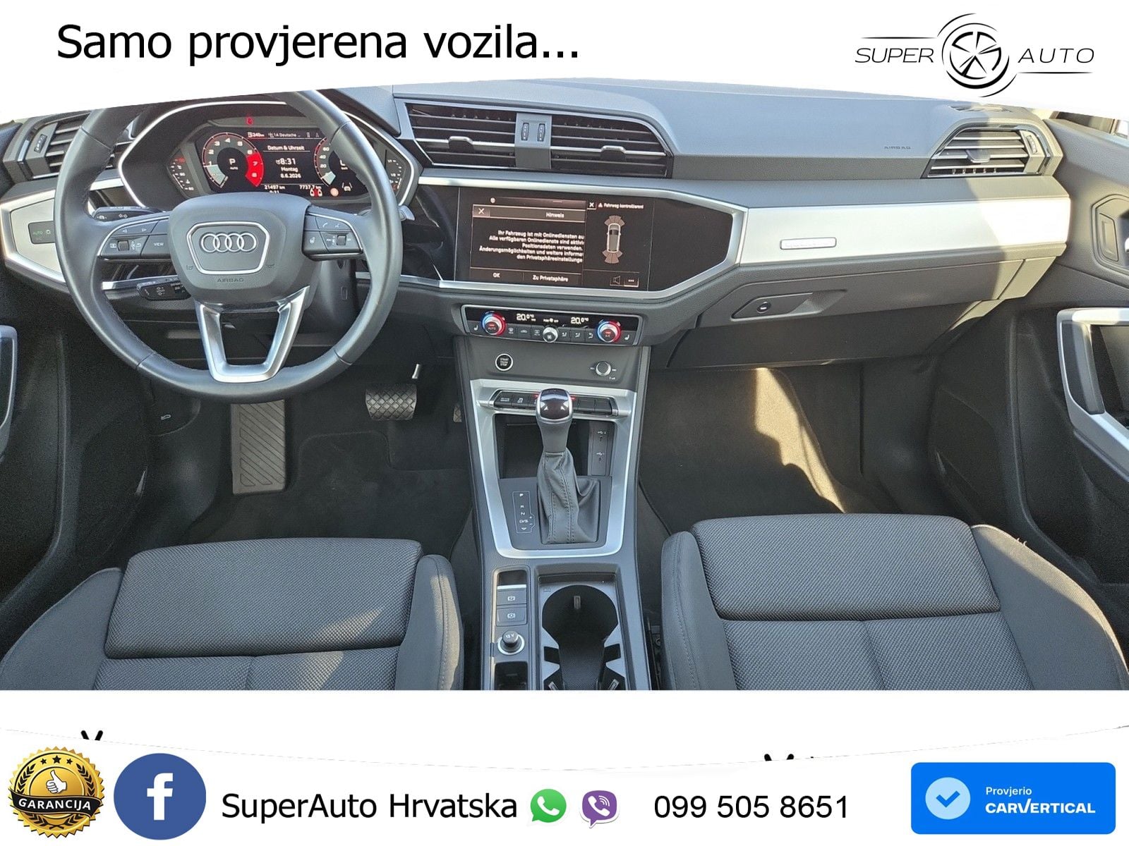 Audi Q3 40 TFSI (190 KS) quattro S tronic advanced LED+GR SJED+ACC