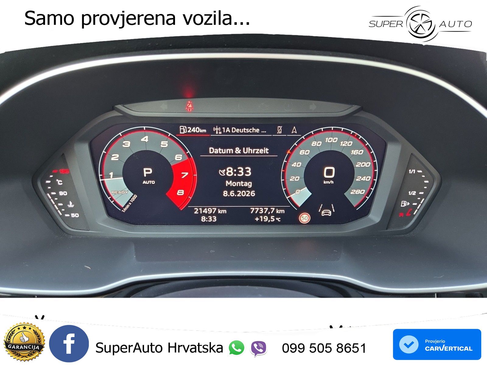 Audi Q3 40 TFSI (190 KS) quattro S tronic advanced LED+GR SJED+ACC