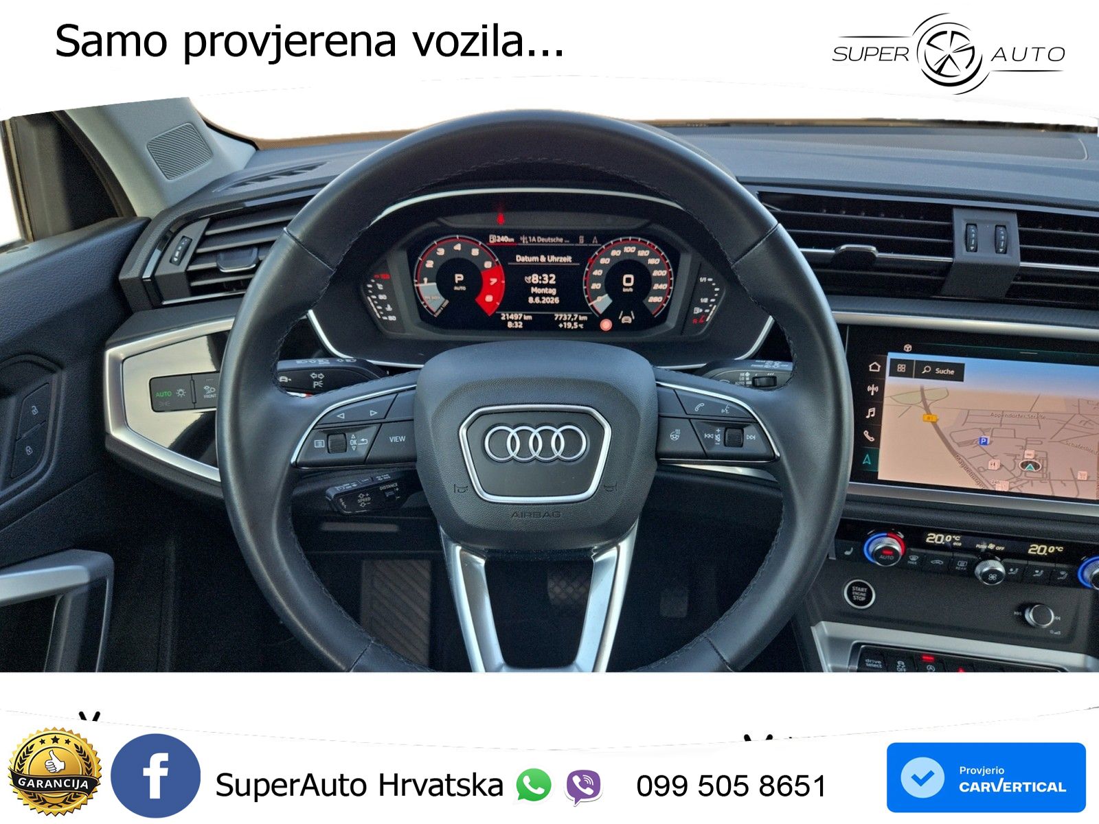 Audi Q3 40 TFSI (190 KS) quattro S tronic advanced LED+GR SJED+ACC