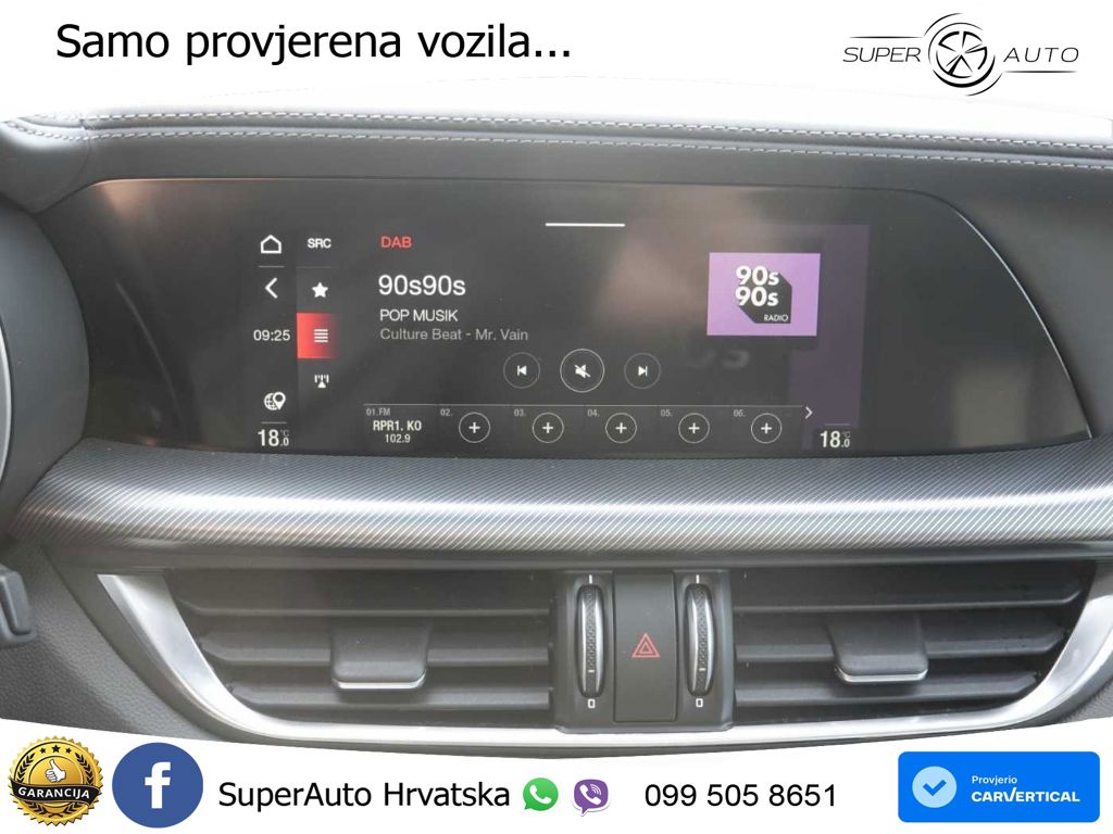 Alfa Romeo Stelvio 2.2 MultiJet II (210 KS) Q4 Automatic LED+GR SJED+ACC