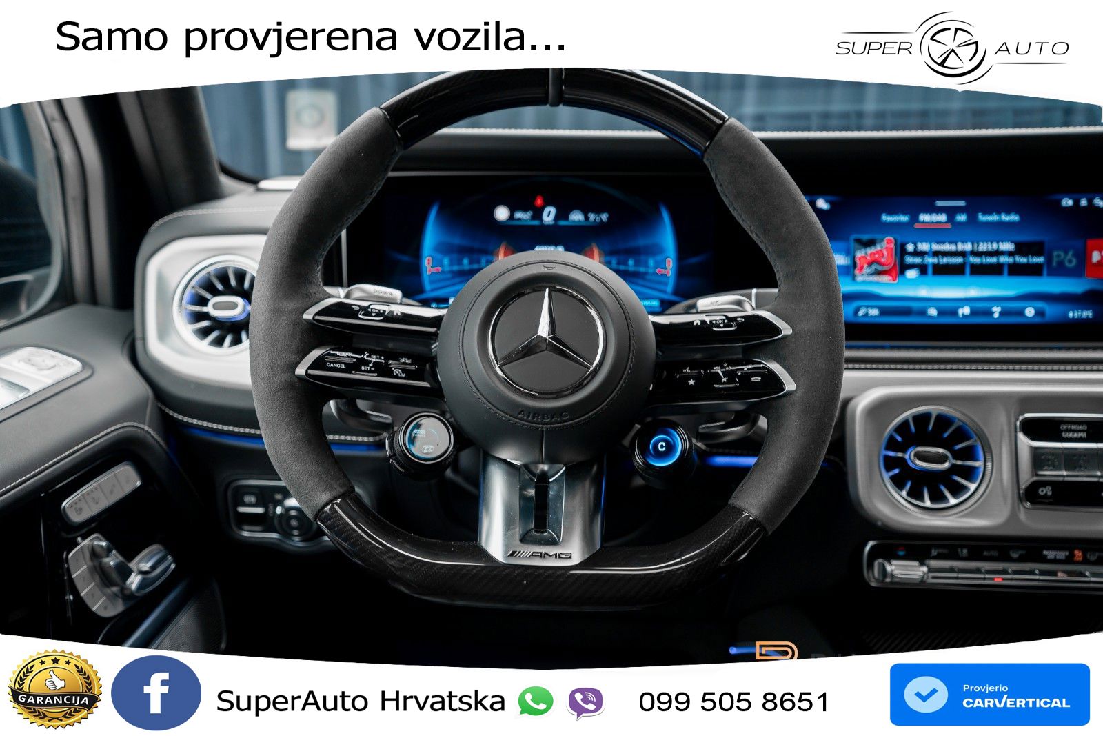 Mercedes AMG G 63 Long V8 (585 KS) 4MATIC 9G-TRONIC AMG SPEEDSHIFT TCT Superior LED+GR SJED+ACC