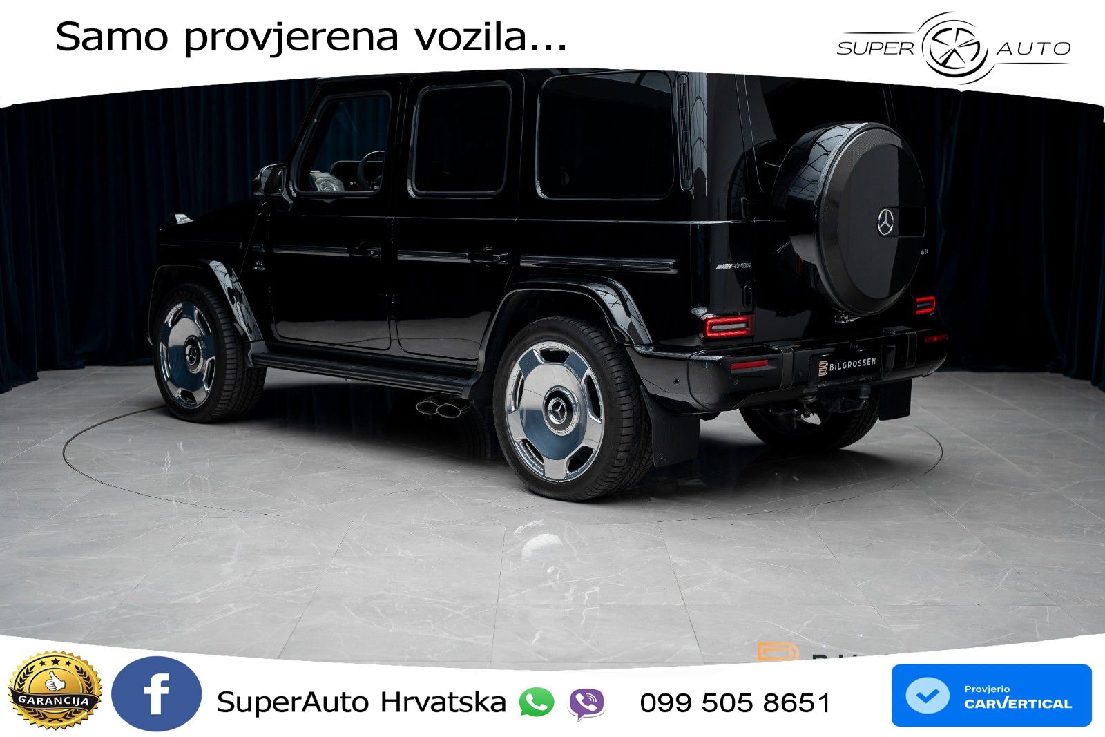 Mercedes AMG G 63 Long V8 (585 KS) 4MATIC 9G-TRONIC AMG SPEEDSHIFT TCT Superior LED+GR SJED+ACC