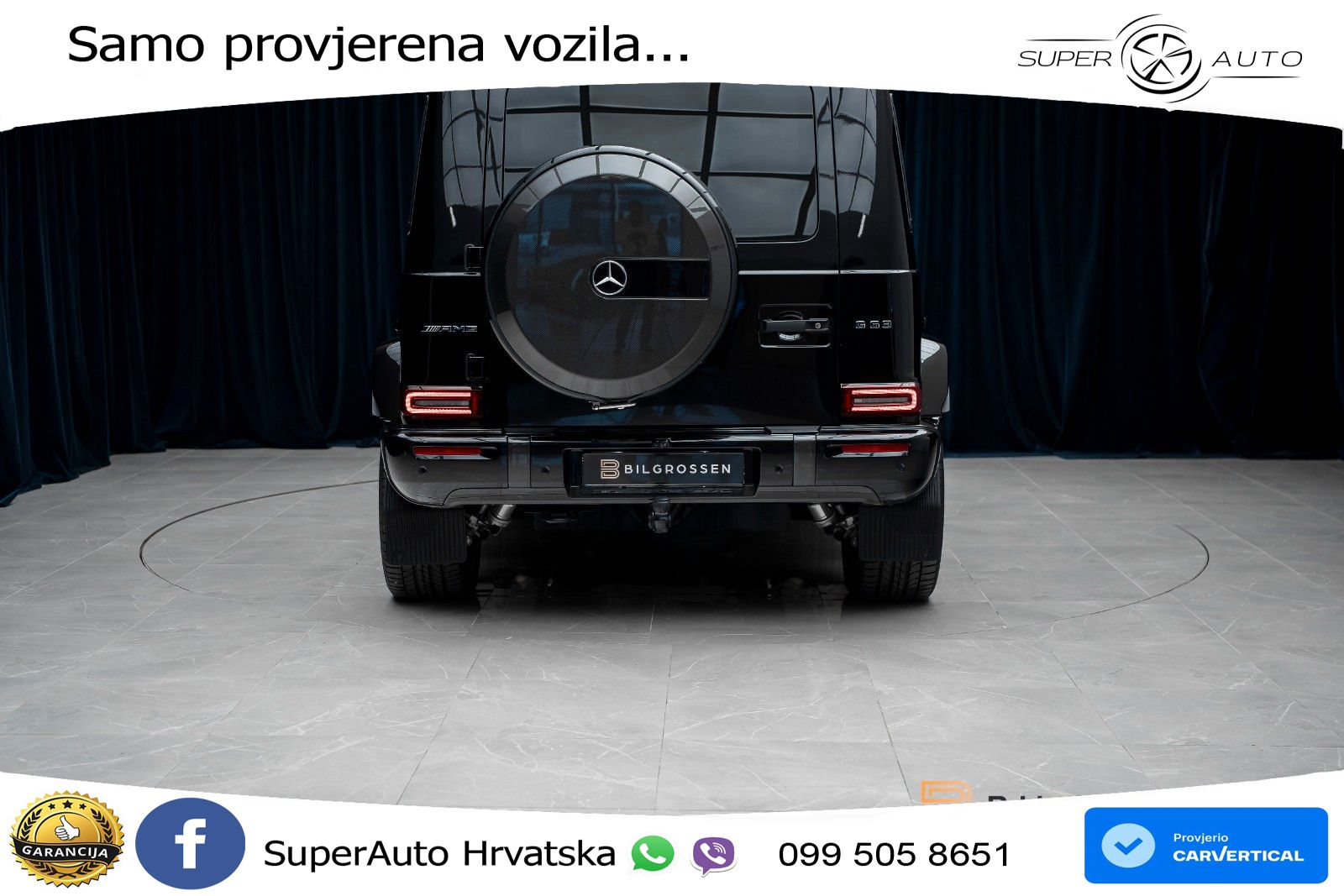 Mercedes AMG G 63 Long V8 (585 KS) 4MATIC 9G-TRONIC AMG SPEEDSHIFT TCT Superior LED+GR SJED+ACC