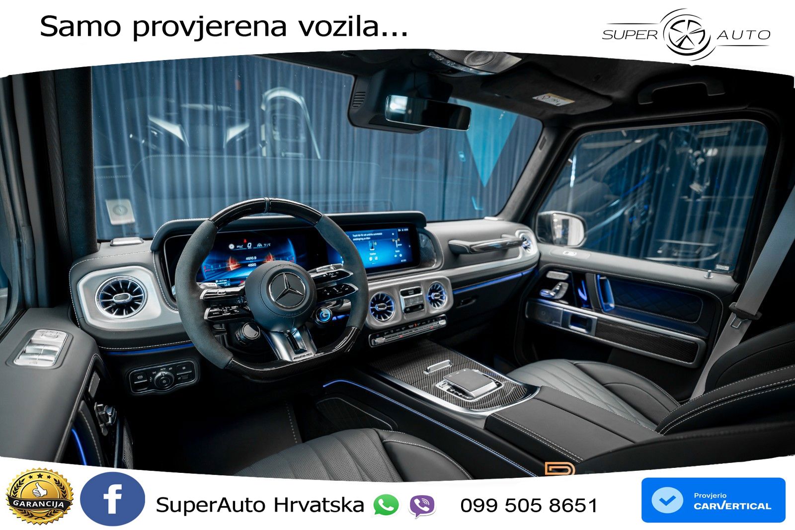 Mercedes AMG G 63 Long V8 (585 KS) 4MATIC 9G-TRONIC AMG SPEEDSHIFT TCT Superior LED+GR SJED+ACC