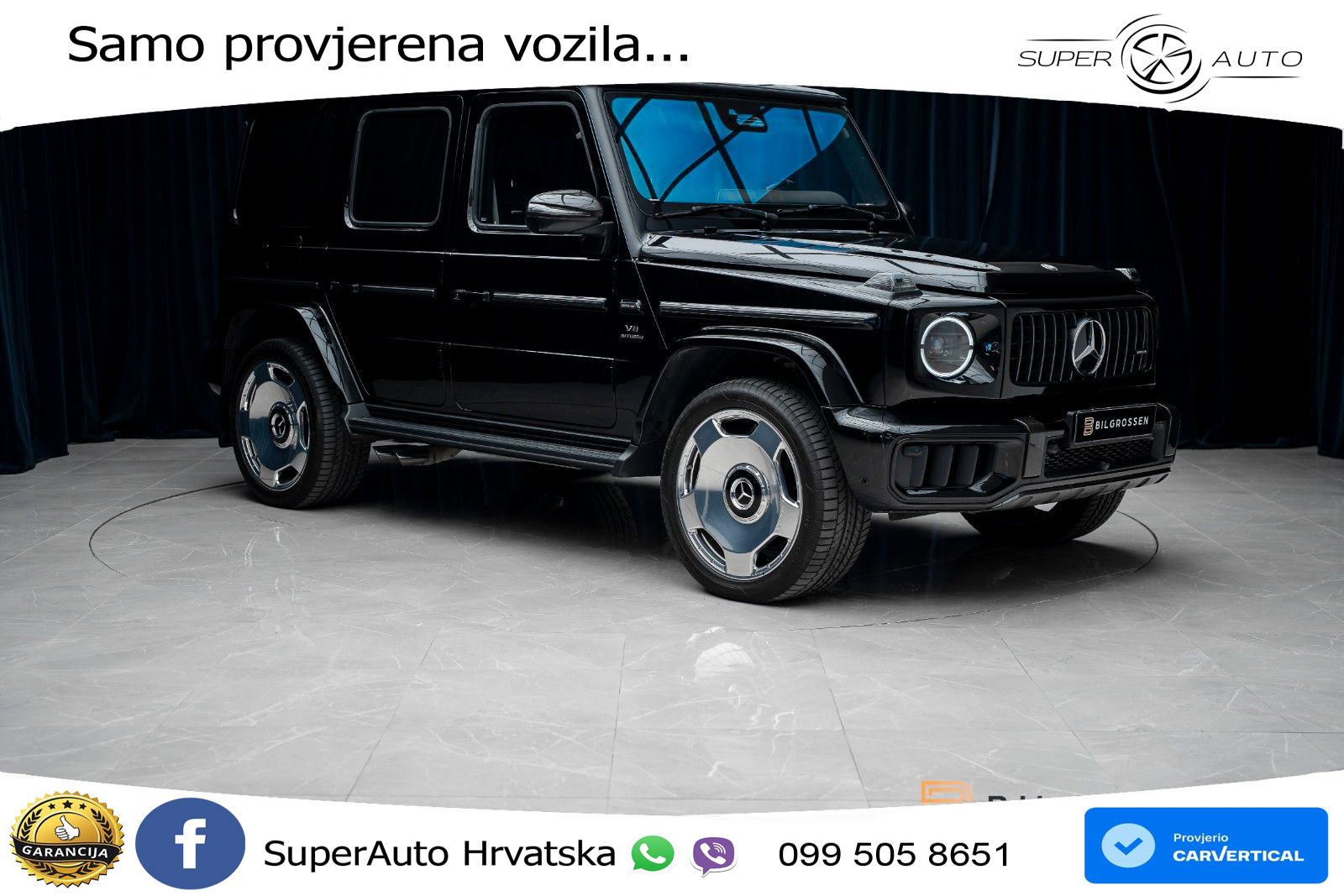 Mercedes AMG G 63 Long V8 (585 KS) 4MATIC 9G-TRONIC AMG SPEEDSHIFT TCT Superior LED+GR SJED+ACC
