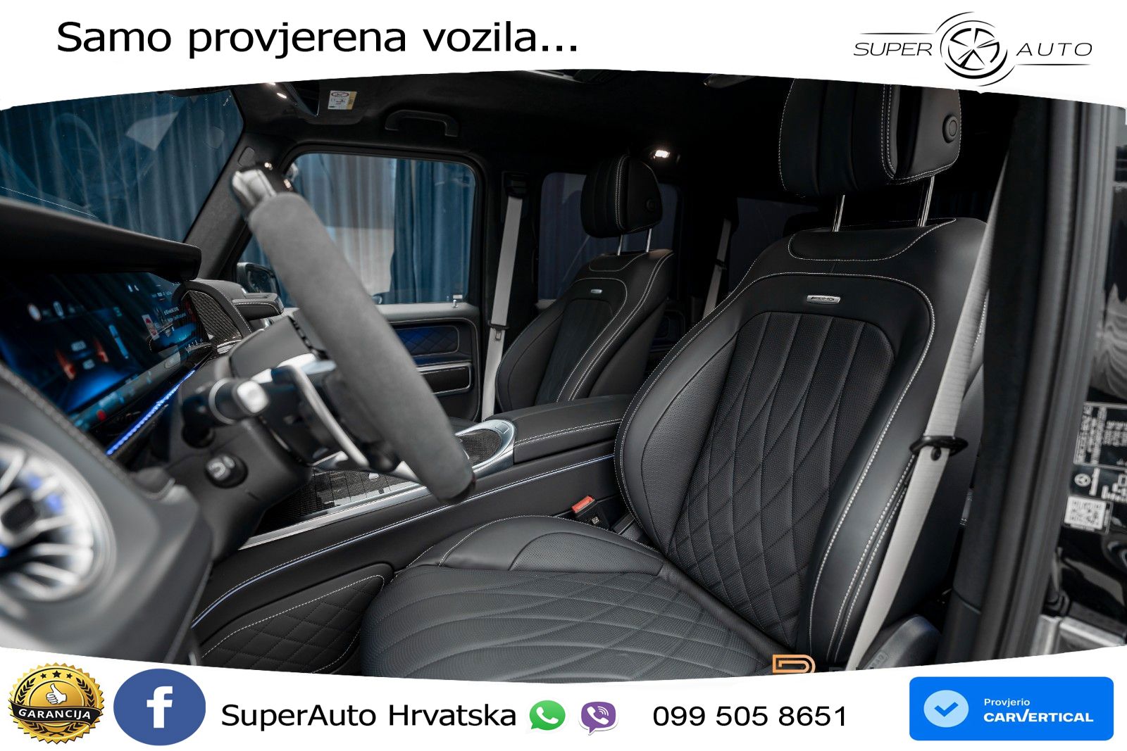 Mercedes AMG G 63 Long V8 (585 KS) 4MATIC 9G-TRONIC AMG SPEEDSHIFT TCT Superior LED+GR SJED+ACC