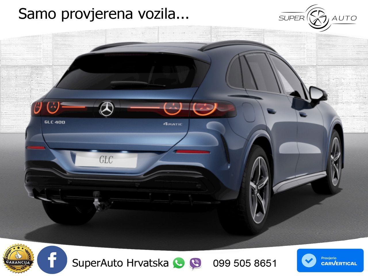 Mercedes GLC 400 94 kWh (489 KS) 4MATIC EQ Technology AMG LED+GR SJED+ACC