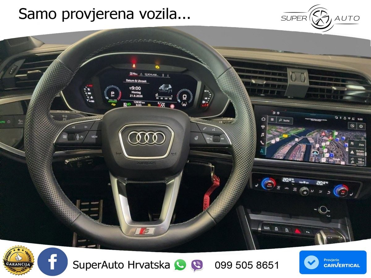 Audi Q3 40 TDI (193 KS) quattro S tronic S line LED+GR SJED+ACC