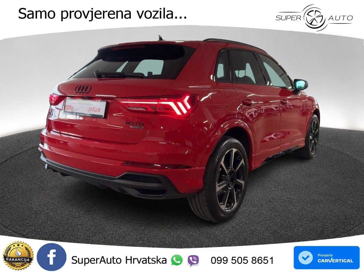 Audi Q3 40 TDI (193 KS) quattro S tronic S line LED+GR SJED+ACC