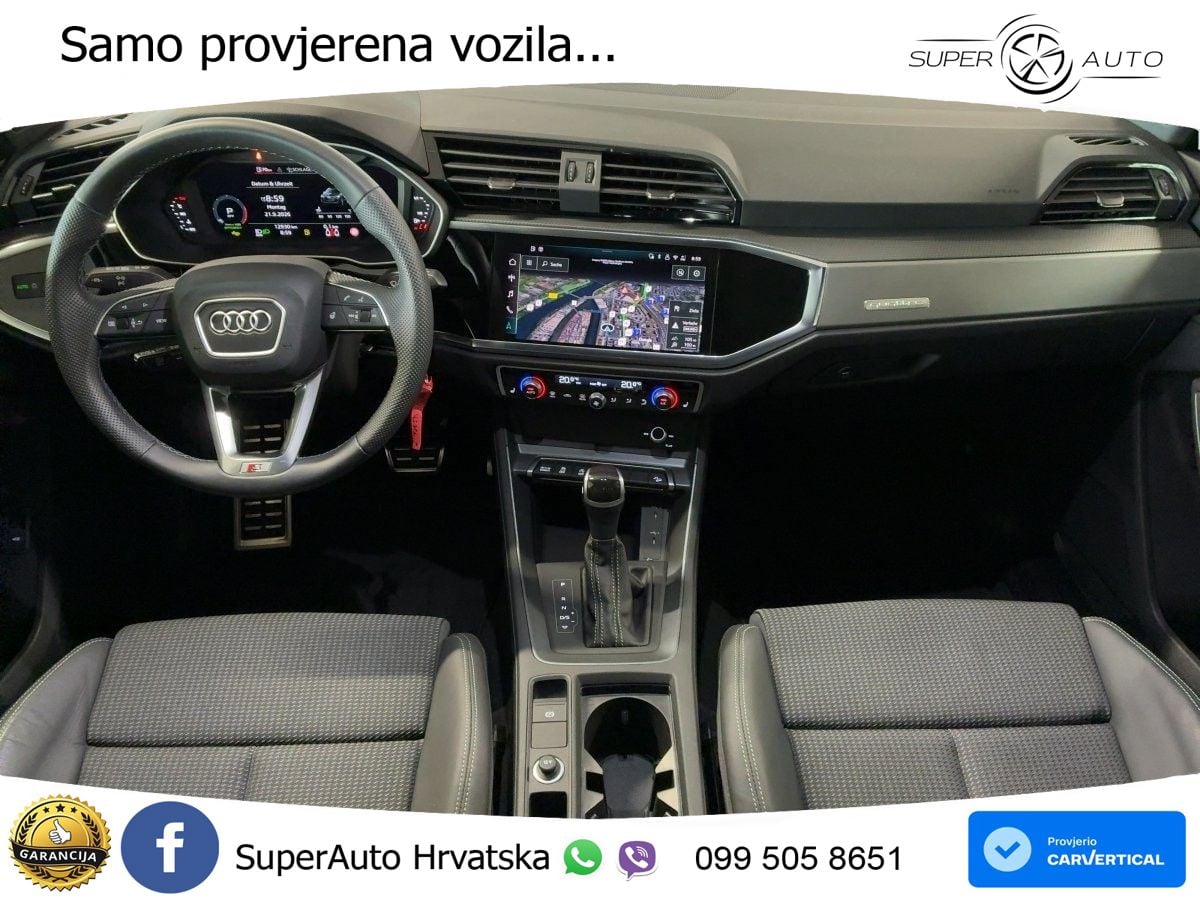 Audi Q3 40 TDI (193 KS) quattro S tronic S line LED+GR SJED+ACC