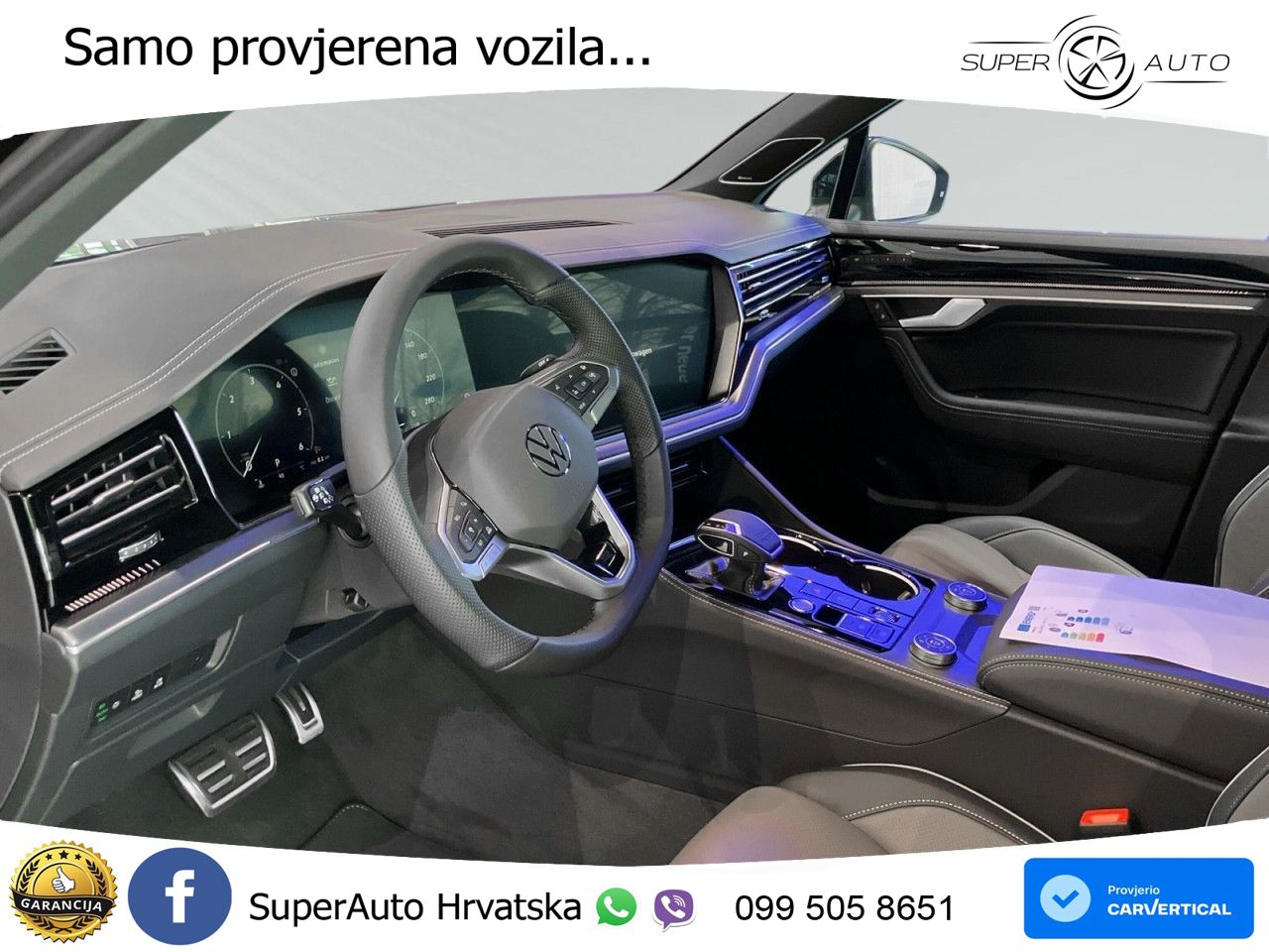 Volkswagen Touareg 3.0 V6 TDI (286 KS) 4MOTION Tiptronic R-Line ZRAČNI+ACC+GR SJED+KAM+PANO