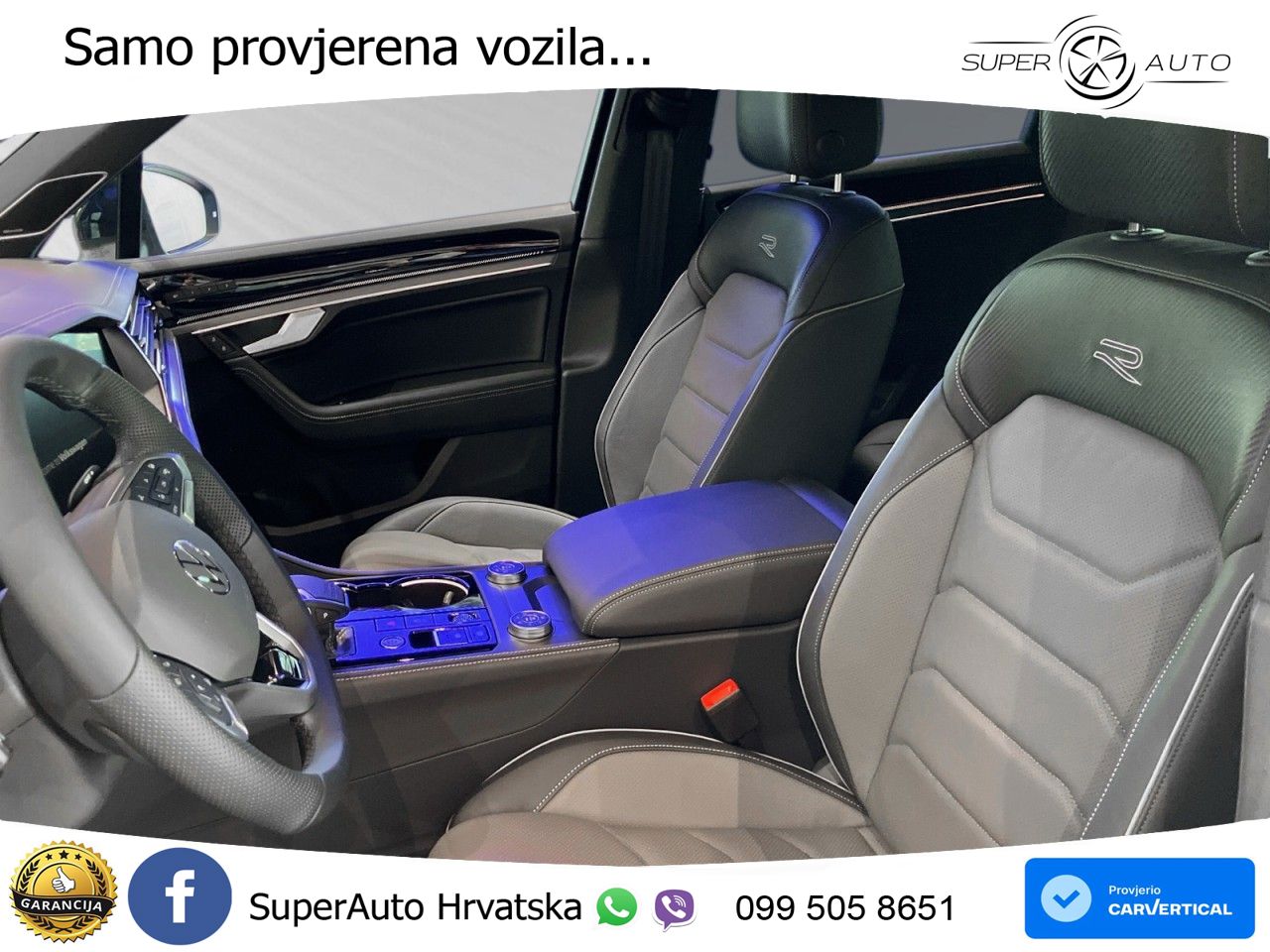 Volkswagen Touareg 3.0 V6 TDI (286 KS) 4MOTION Tiptronic R-Line ZRAČNI+ACC+GR SJED+KAM+PANO