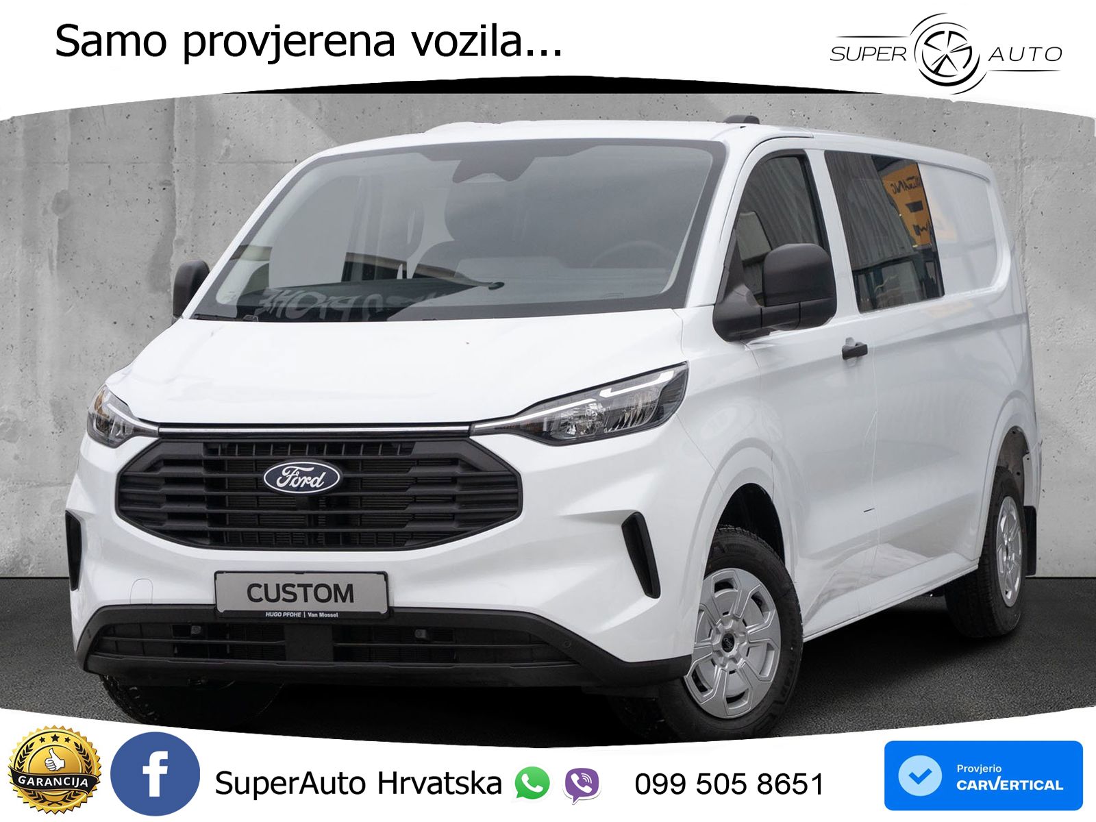 Ford Transit Custom Trend 2.0 EcoBlue 110kW 320 L2 Do 150 KS