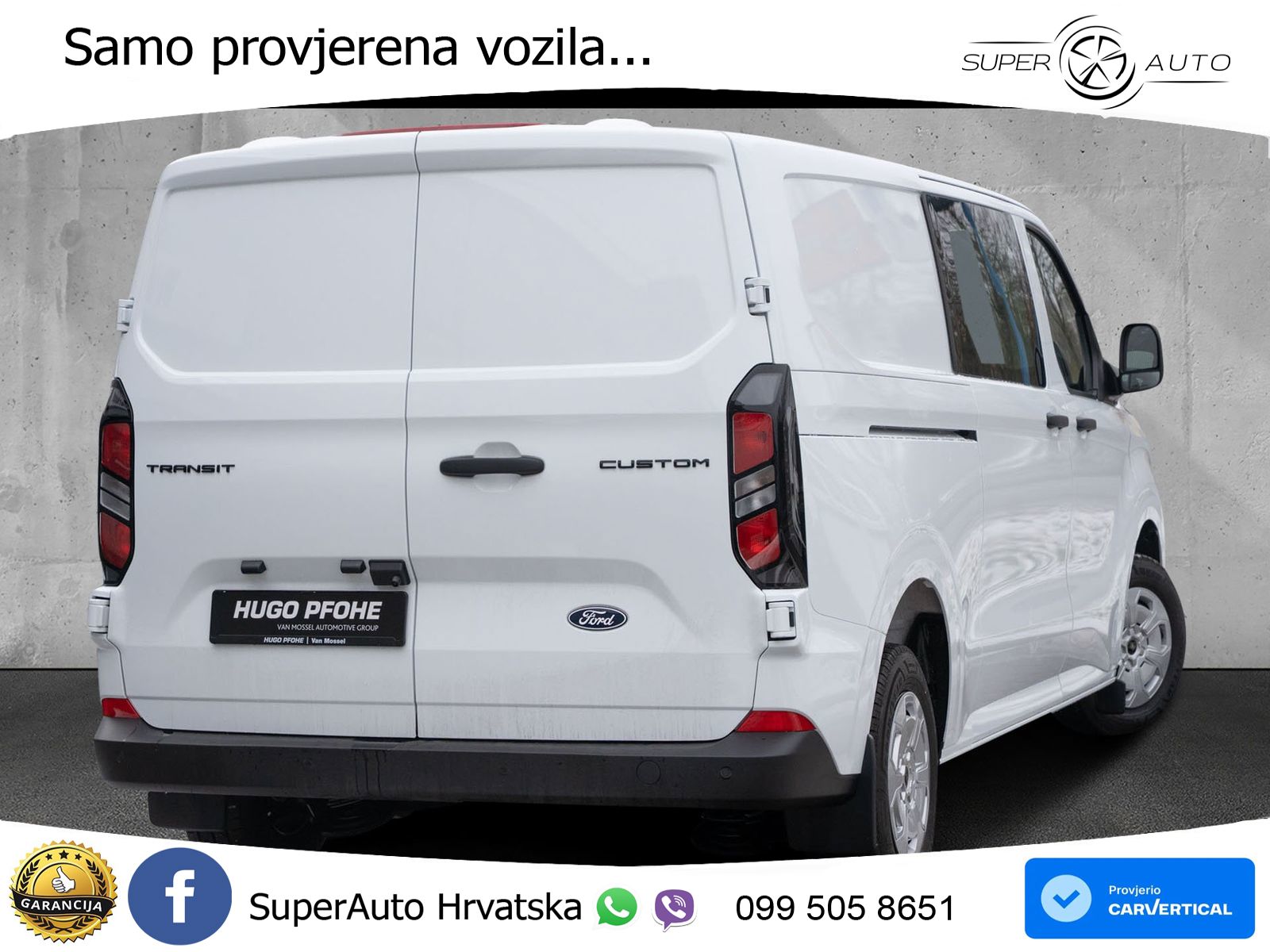 Ford Transit Custom Trend 2.0 EcoBlue 110kW 320 L2 Do 150 KS