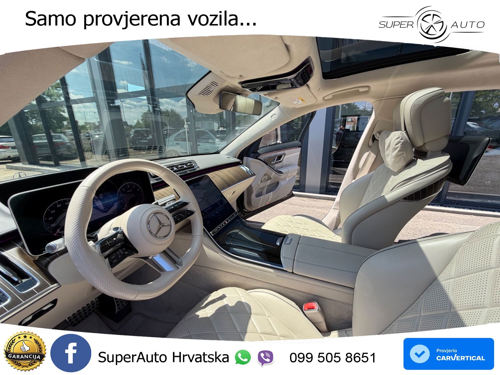 Mercedes S 580 V8 (503 KS) EQ Boost 4MATIC 9G-TRONIC AMG ACC+HEAD+4xGR SJED+360+PANO