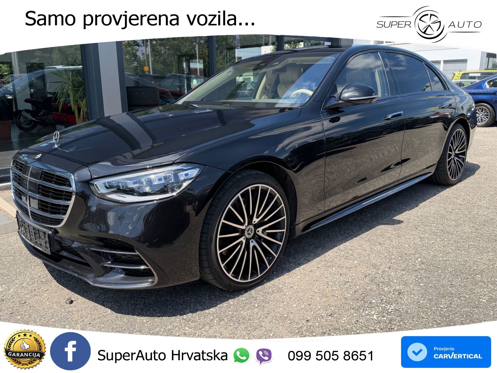 Mercedes S 580 V8 (503 KS) EQ Boost 4MATIC 9G-TRONIC AMG ACC+HEAD+4xGR SJED+360+PANO