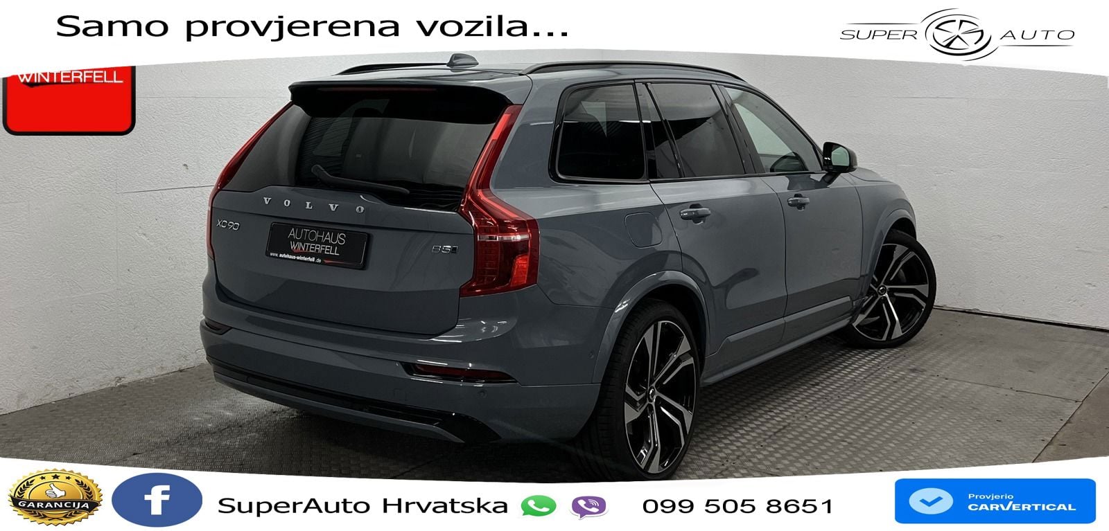 Volvo XC90 2.0 B5 Diesel AWD Automatic ACC+HEAD+4xGR SJED+360+PANO
