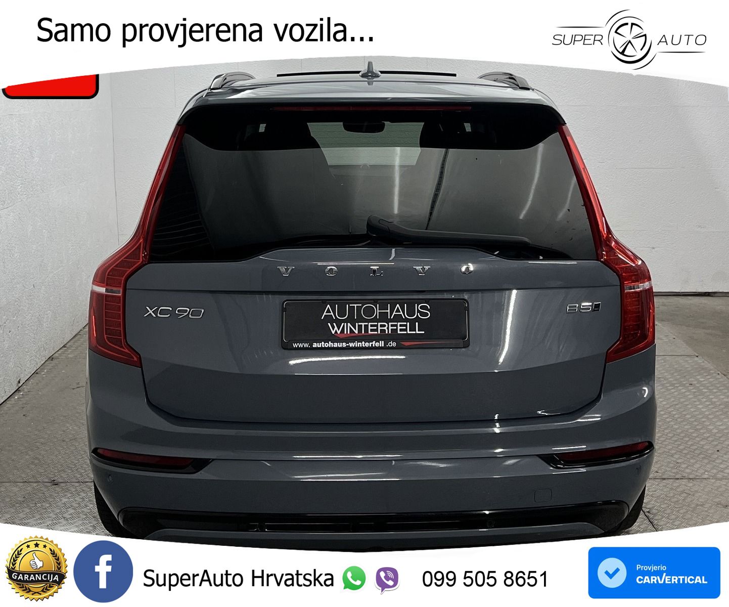 Volvo XC90 2.0 B5 Diesel AWD Automatic ACC+HEAD+4xGR SJED+360+PANO