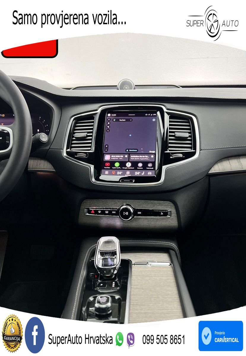 Volvo XC90 2.0 B5 Diesel AWD Automatic ACC+HEAD+4xGR SJED+360+PANO