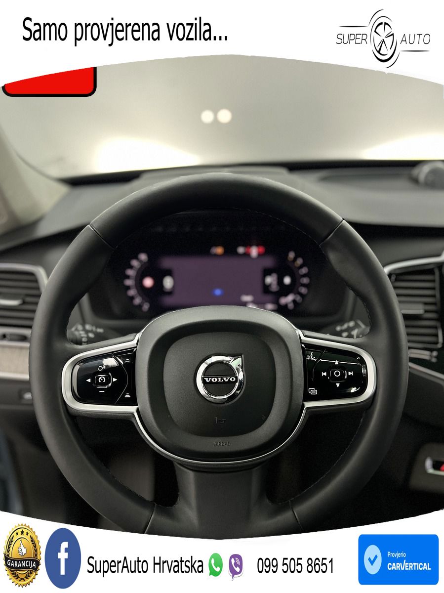 Volvo XC90 2.0 B5 Diesel AWD Automatic ACC+HEAD+4xGR SJED+360+PANO