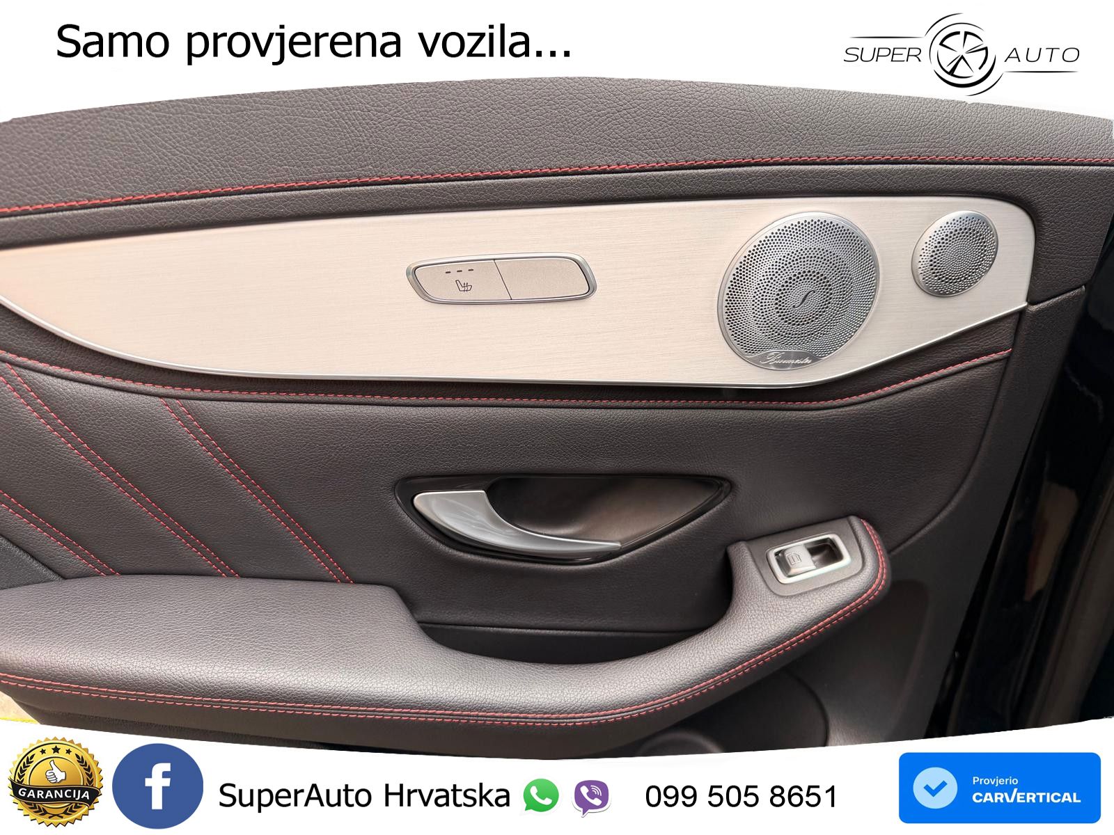 Mercedes GLC Coupe AMG 43 V6 (390 KS) 4MATIC TCT ZRAČNI+ACC+4xGR SJED+360