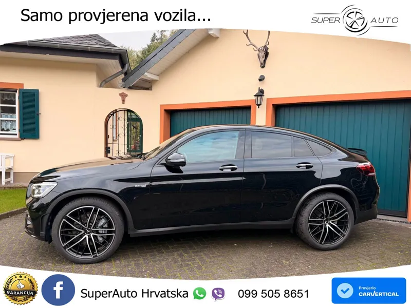 Mercedes GLC Coupe AMG 43 V6 (390 KS) 4MATIC TCT ZRAČNI+ACC+4xGR SJED+360