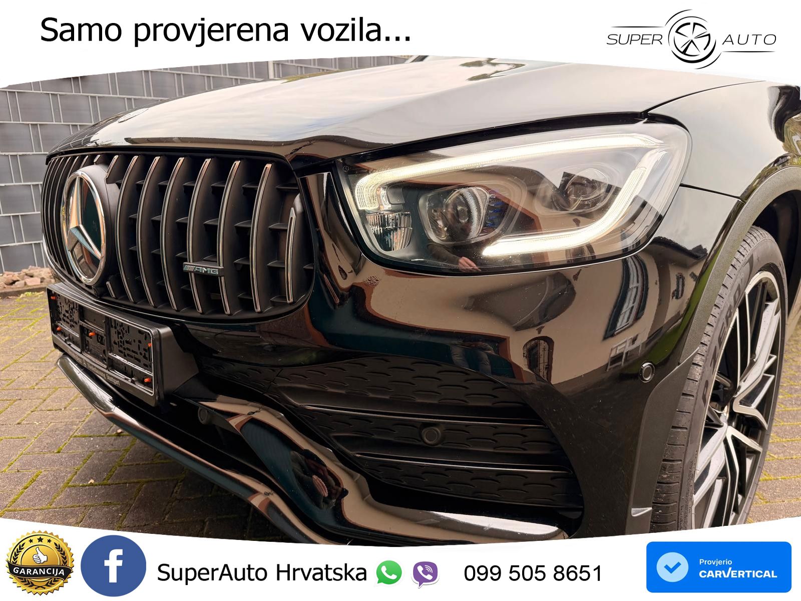 Mercedes GLC Coupe AMG 43 V6 (390 KS) 4MATIC TCT ZRAČNI+ACC+4xGR SJED+360