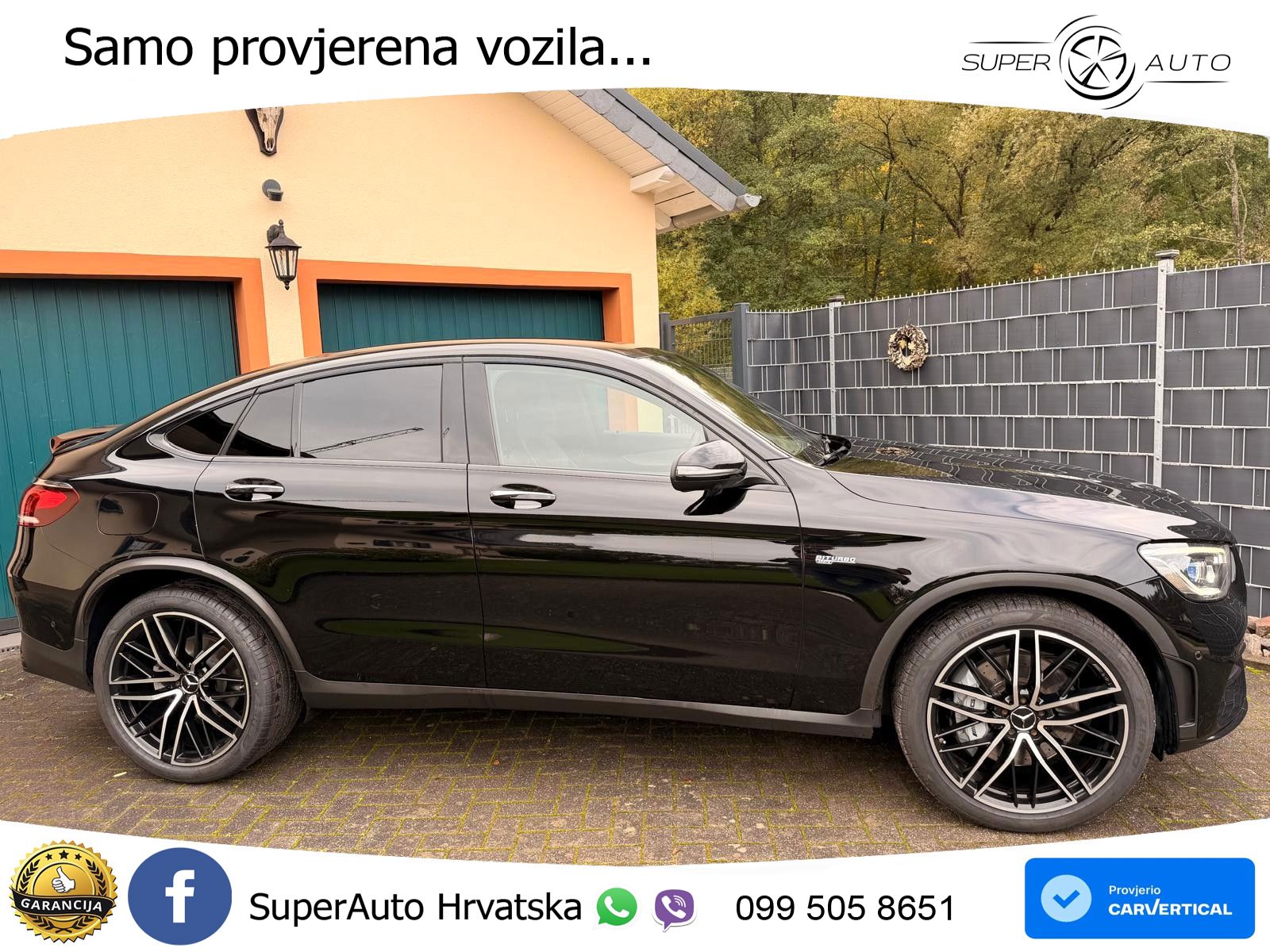 Mercedes GLC Coupe AMG 43 V6 (390 KS) 4MATIC TCT ZRAČNI+ACC+4xGR SJED+360
