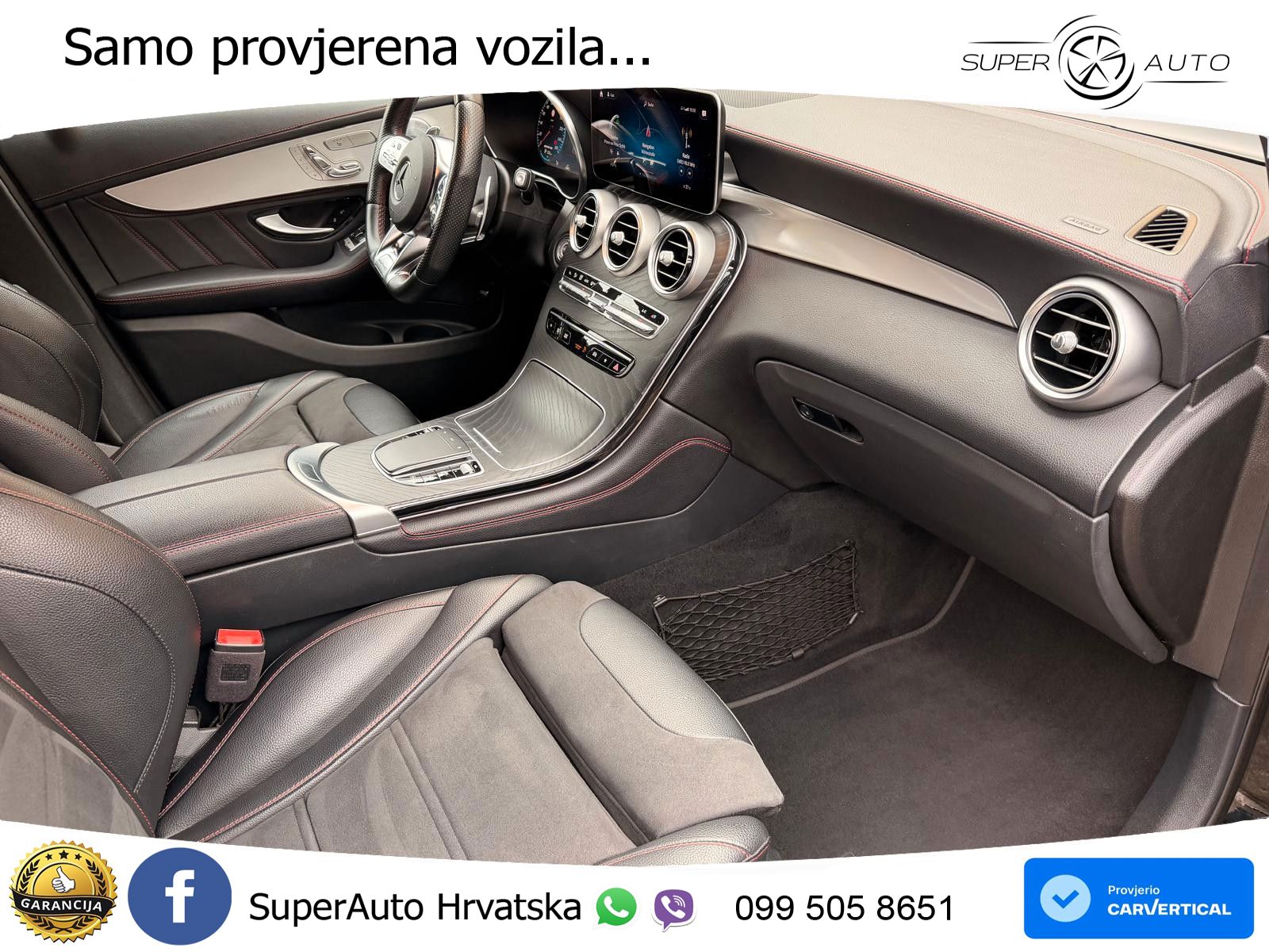 Mercedes GLC Coupe AMG 43 V6 (390 KS) 4MATIC TCT ZRAČNI+ACC+4xGR SJED+360