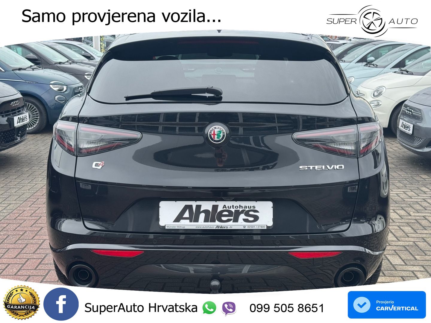 Alfa Romeo Stelvio 2.2 MultiJet II (210 KS) Q4 Automatic LED+GR SJED+ACC