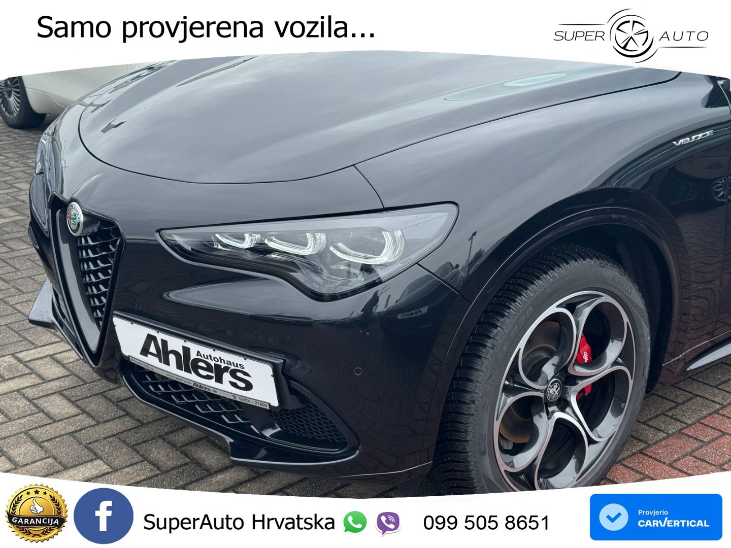 Alfa Romeo Stelvio 2.2 MultiJet II (210 KS) Q4 Automatic LED+GR SJED+ACC