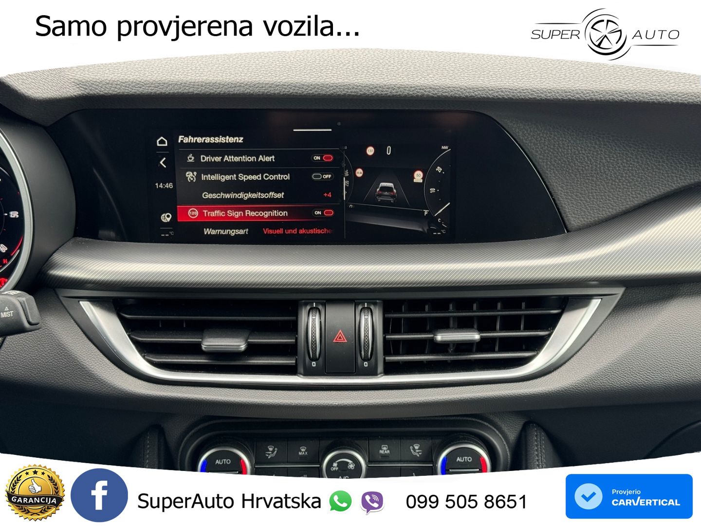Alfa Romeo Stelvio 2.2 MultiJet II (210 KS) Q4 Automatic LED+GR SJED+ACC